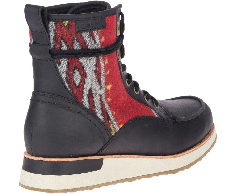 Merrell Støvler Dame - Roam Mid - Sort/Rød - RXK497618